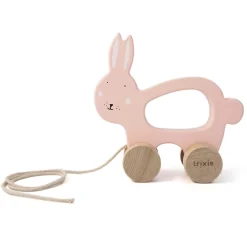Trixie                    Jouet à tirer en bois    Mrs. Rabbit