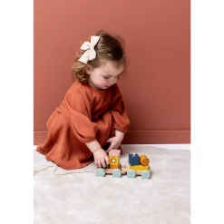 Trixie Mini train des animaux en bois Multicolore