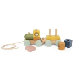 Trixie                    Mini train des animaux en bois    Multicolore