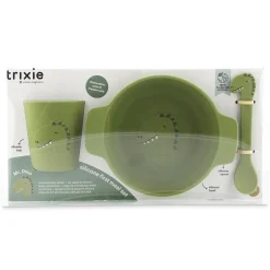 Trixie                    Set repas en silicone    Mr. Dino