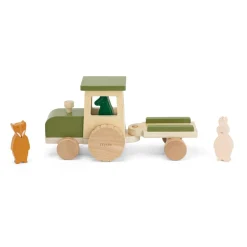 Trixie                    Tacteur avec remorque en bois    All animals