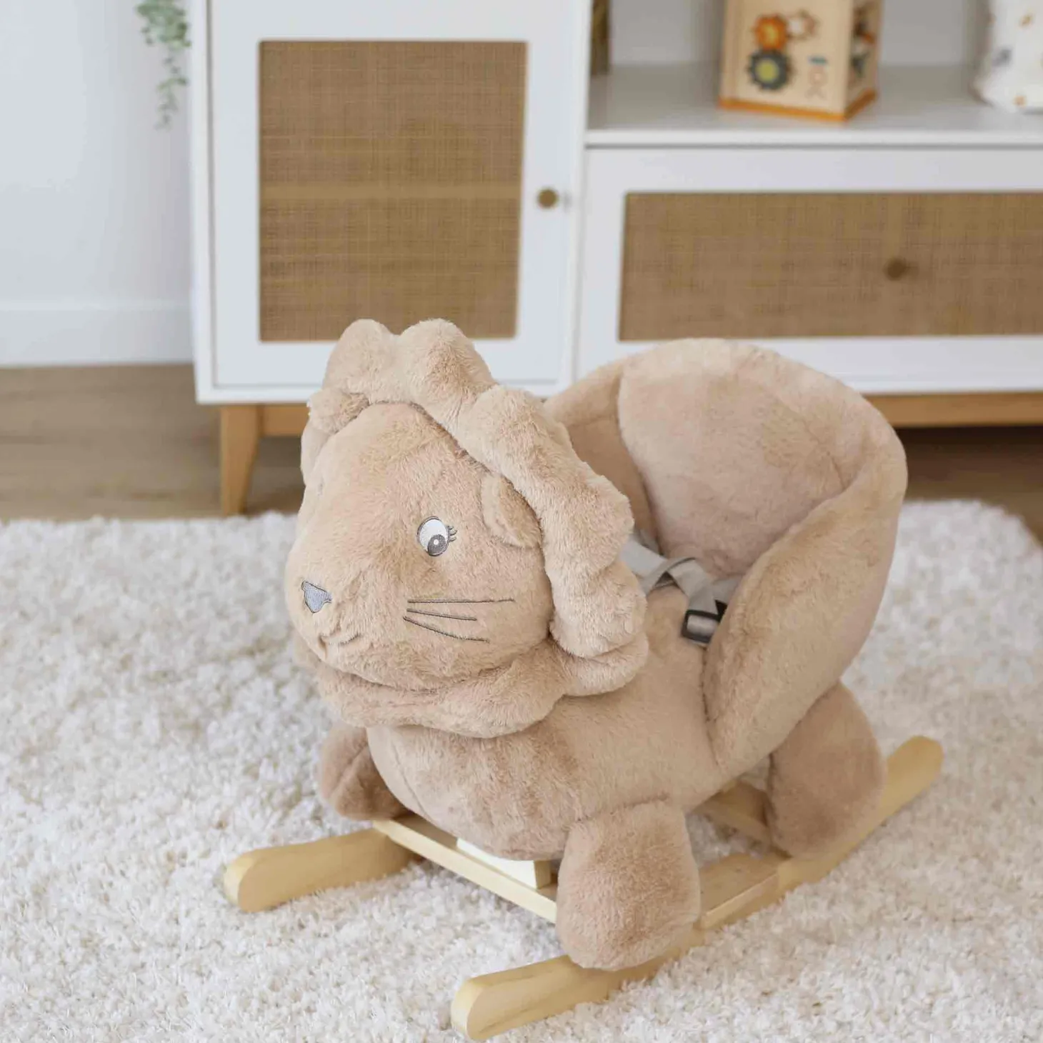 Trois Kilos Sept Bascule Lion Tam-Tam Beige