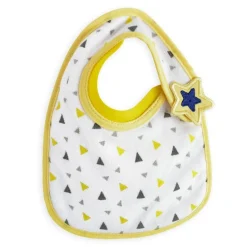 Trois Kilos Sept 2 bavoirs Bib Up Triangles Colorés Naissance