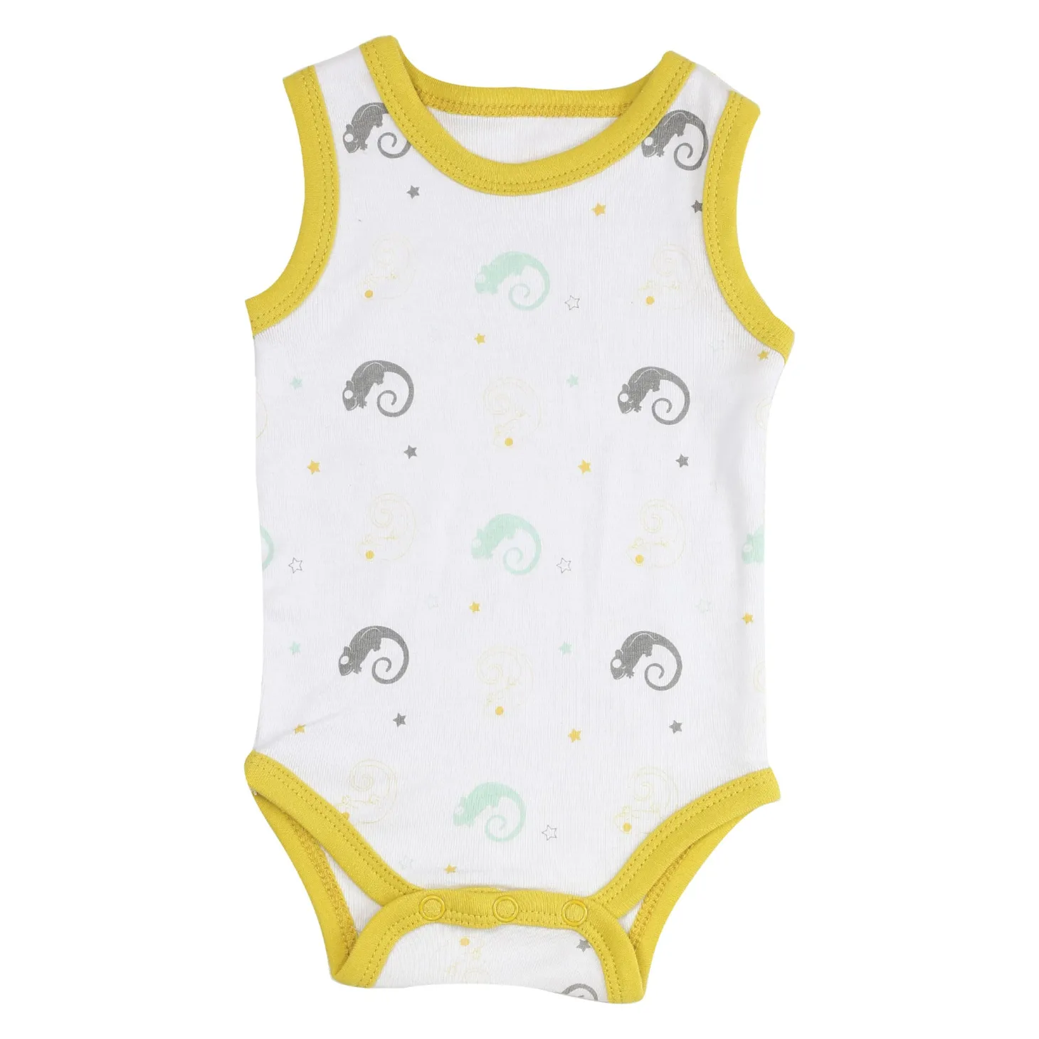 Trois Kilos Sept BODY SANS MANCHES LEZARD Multicolore 1M/3M/6M/12M/18M/23M