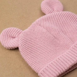 Trois Kilos Sept                    Bonnet Maille    Vieux Rose            0-1 mois