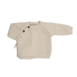 Trois Kilos Sept Brassière en maille Sable 0-1 mois
