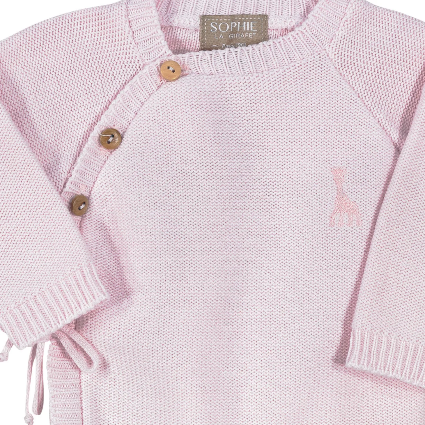 Trois Kilos Sept Brassière point mousse - Sophie la girafe Rose 0-1 mois