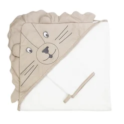Trois Kilos Sept                    Cape de bain et gant Tam Tam    Sable / Caramel            70x70 cm