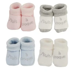 Trois Kilos Sept                    Chaussons garçon Sophie    J'Suis A Croquer