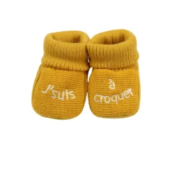 Trois Kilos Sept Chaussons Je suis à croquer Naissance