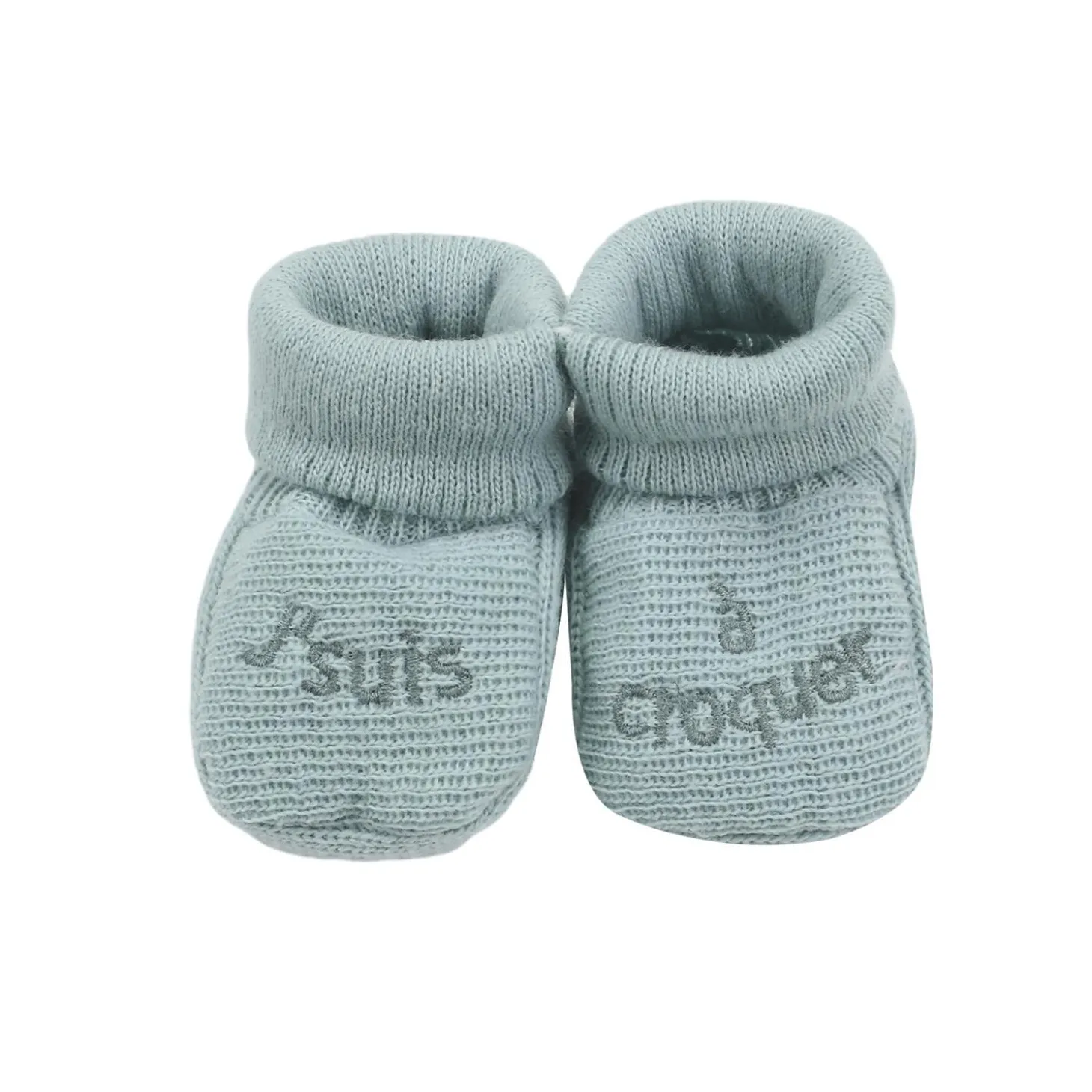 Trois Kilos Sept Chaussons Je suis à croquer Naissance