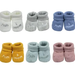 Trois Kilos Sept Chaussons Je suis à croquer Naissance