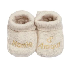 Trois Kilos Sept                    Chaussons Mamie d'amour    Multicolore            Naissance