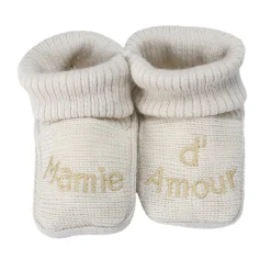 Trois Kilos Sept                    Chaussons Mamie d'amour    Multicolore            Naissance