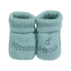 Trois Kilos Sept                    Chaussons papa et maman d'amour    Multicolore