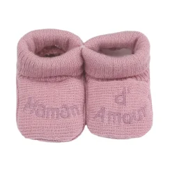 Trois Kilos Sept                    Chaussons papa et maman d'amour    Multicolore