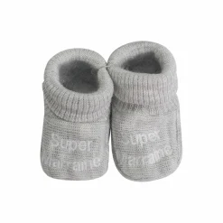 Trois Kilos Sept Chaussons Parrain/Marraine Multicolore Naissance +