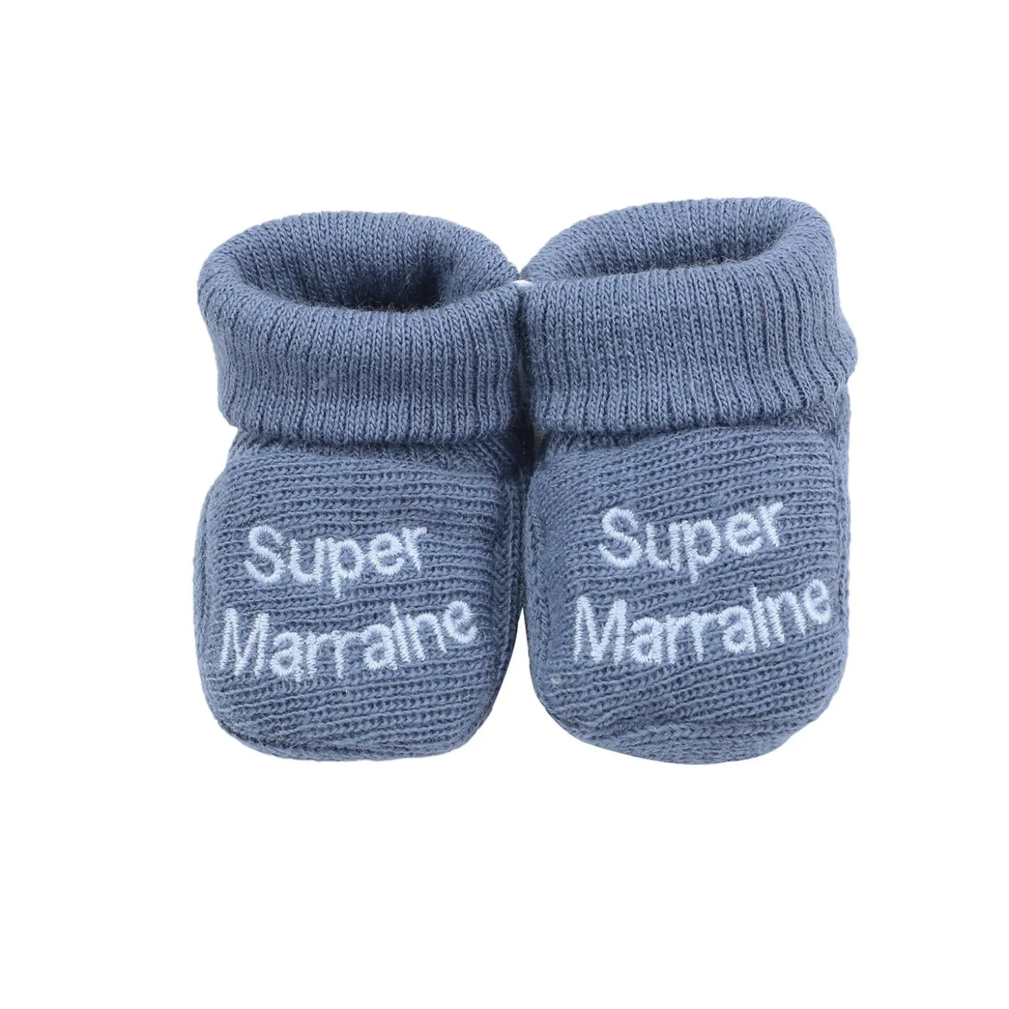 Trois Kilos Sept Chaussons super parrain marraine Naissance