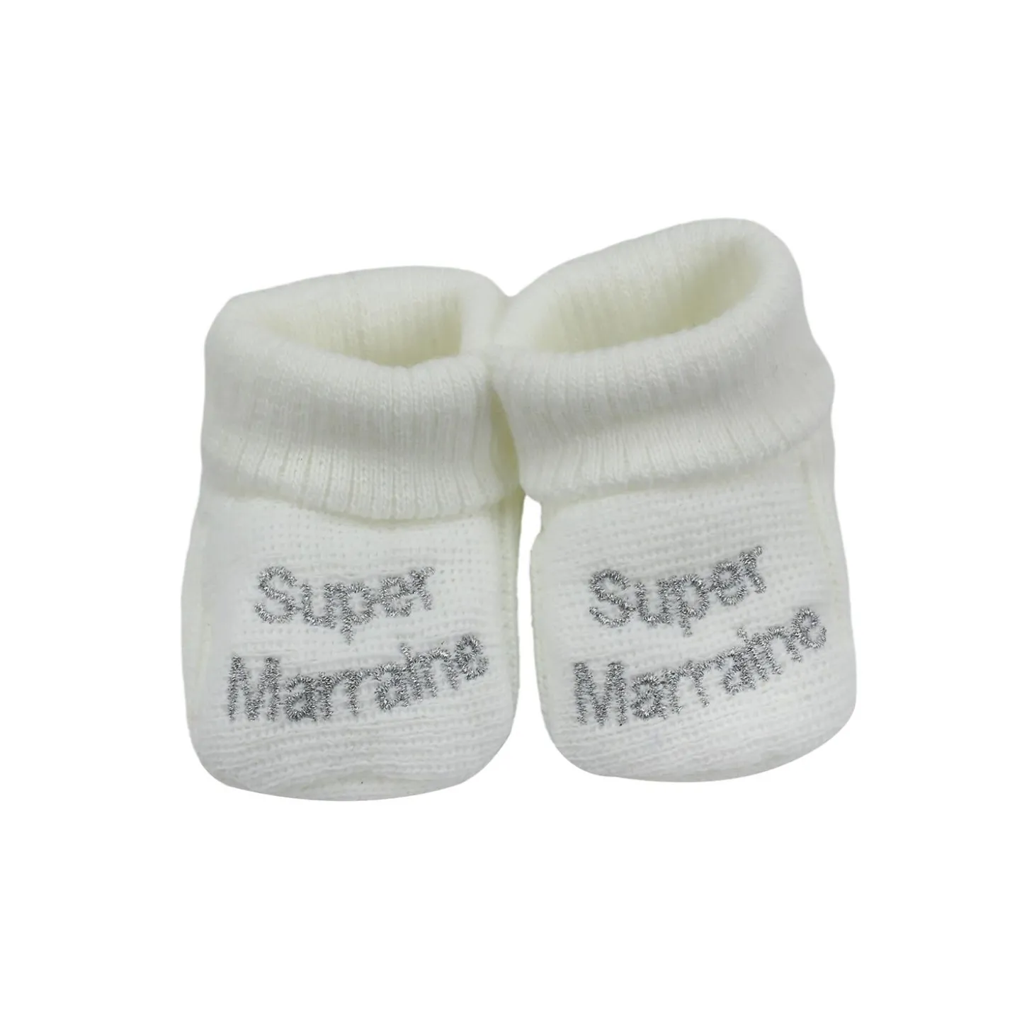 Trois Kilos Sept Chaussons super parrain marraine Naissance