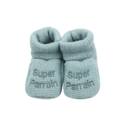 Trois Kilos Sept Chaussons super parrain marraine Naissance