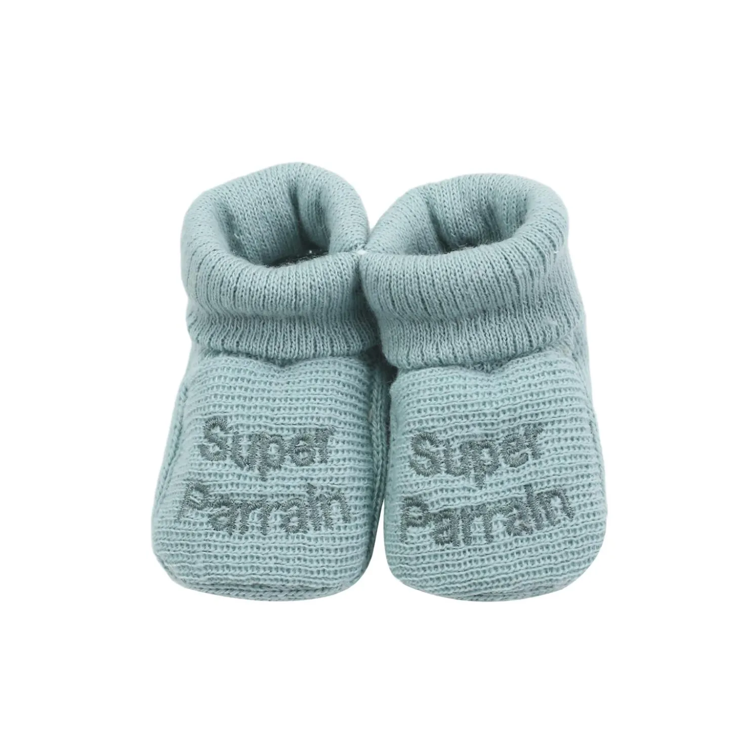 Trois Kilos Sept Chaussons super parrain marraine Naissance