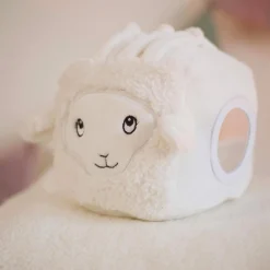 Trois Kilos Sept                    Cube d'eveil mouton Wooly    Ecru