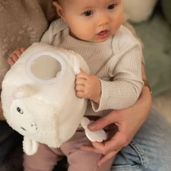 Trois Kilos Sept                    Cube d'eveil mouton Wooly    Ecru