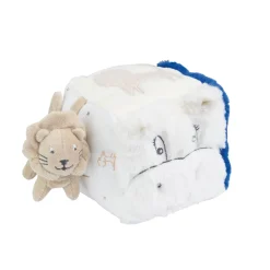 Trois Kilos Sept                    Cube d'éveil Tam Tam    Sable/Caramel/ Bleu Roi