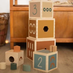 Trois Kilos Sept                    Cubes Empilables    Multicolore