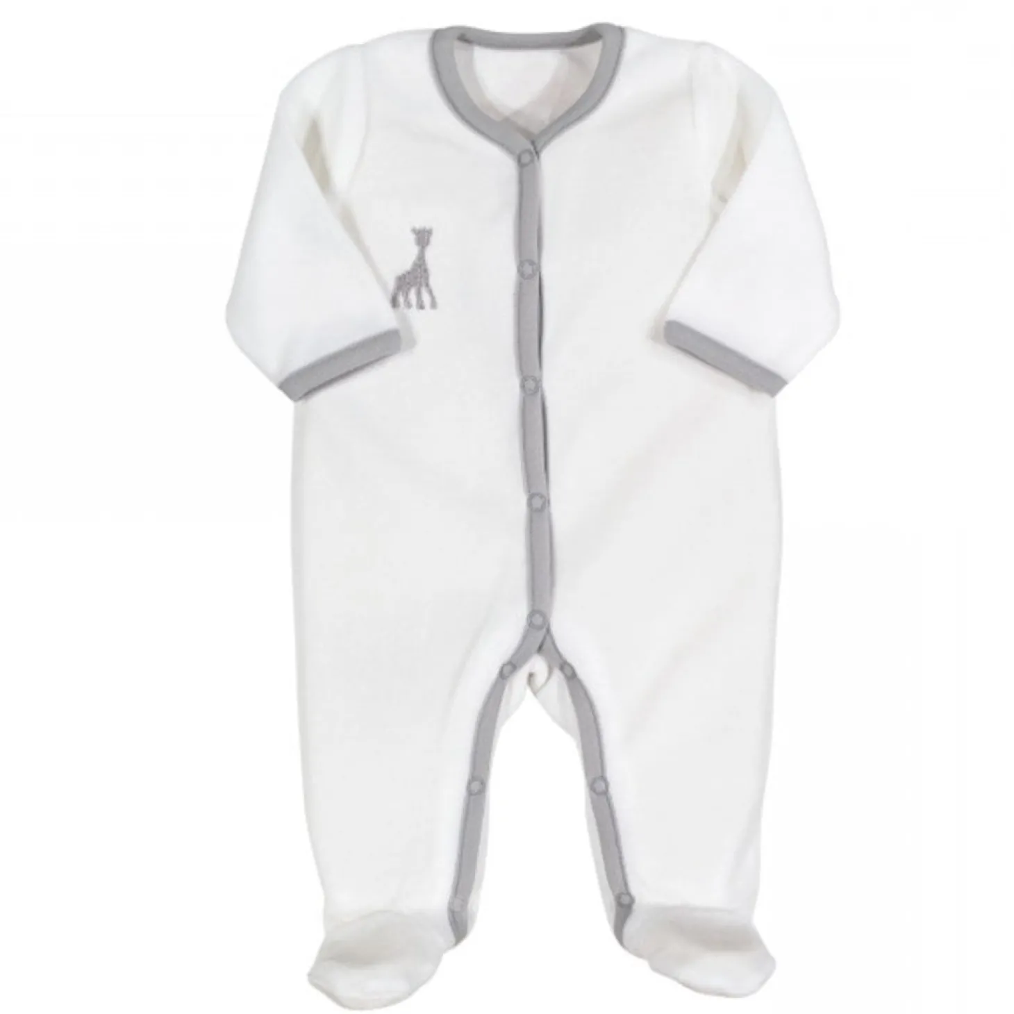 Trois Kilos Sept Dors bien y - Sophie la girafe Blanc/Gris 3 mois