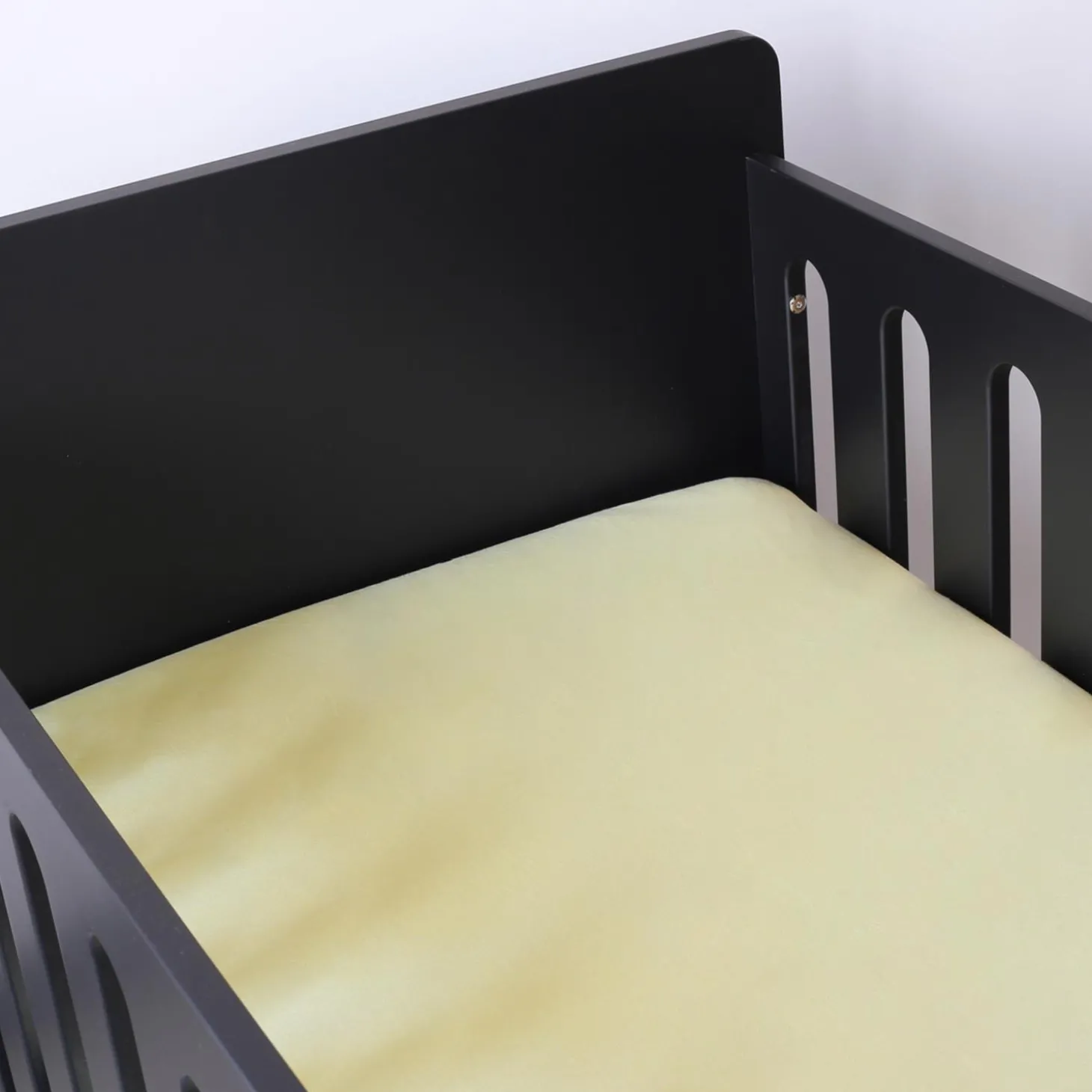 Trois Kilos Sept Drap Housse Jaune 70x140 cm