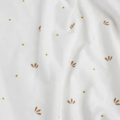 Trois Kilos Sept Drap Housse lot Gatsby pour Berceau Sous Boîte Ecru 50x83 cm