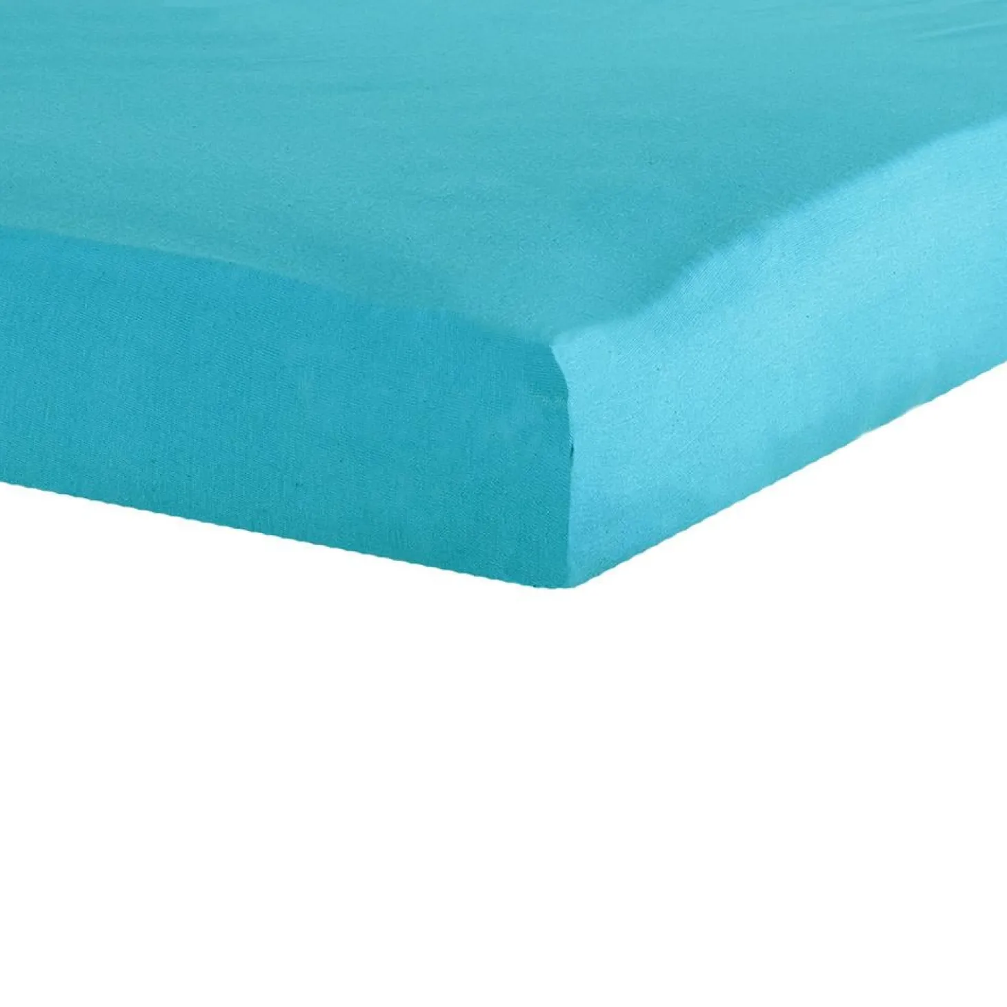 Trois Kilos Sept Drap Housse Turquoise 70x140 cm