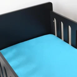 Trois Kilos Sept                    Drap Housse    Turquoise             70x140 cm