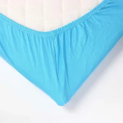 Trois Kilos Sept Drap Housse Turquoise 70x140 cm