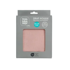 Trois Kilos Sept                    Drap Housse    Vieux rose