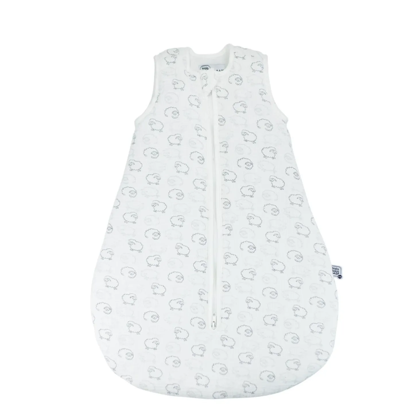 Trois Kilos Sept Gigoteuse Wooly Ecru 0-6 mois