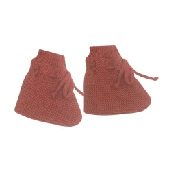 Trois Kilos Sept                    Lot Brassière Bonnet Chausson Maille    Terracotta            0-1 mois