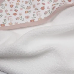 Trois Kilos Sept Lot 2 Capes de Bain Rose Liberty 70x70 cm