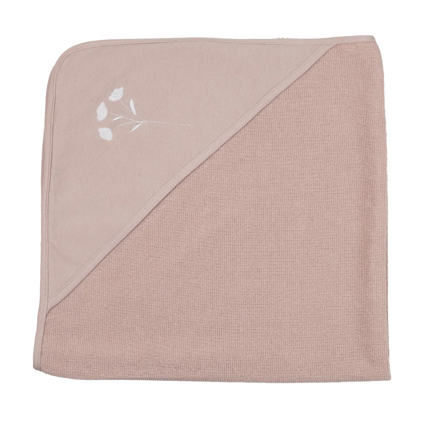 Trois Kilos Sept Lot 2 Capes de Bain Rose Liberty 70x70 cm