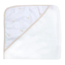 Trois Kilos Sept                    Lot 2 capes de bain lapin Aop    Beige            70x70 cm