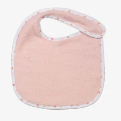 Trois Kilos Sept Lot de 7 bavoirs naissance Rose 18x21 cm