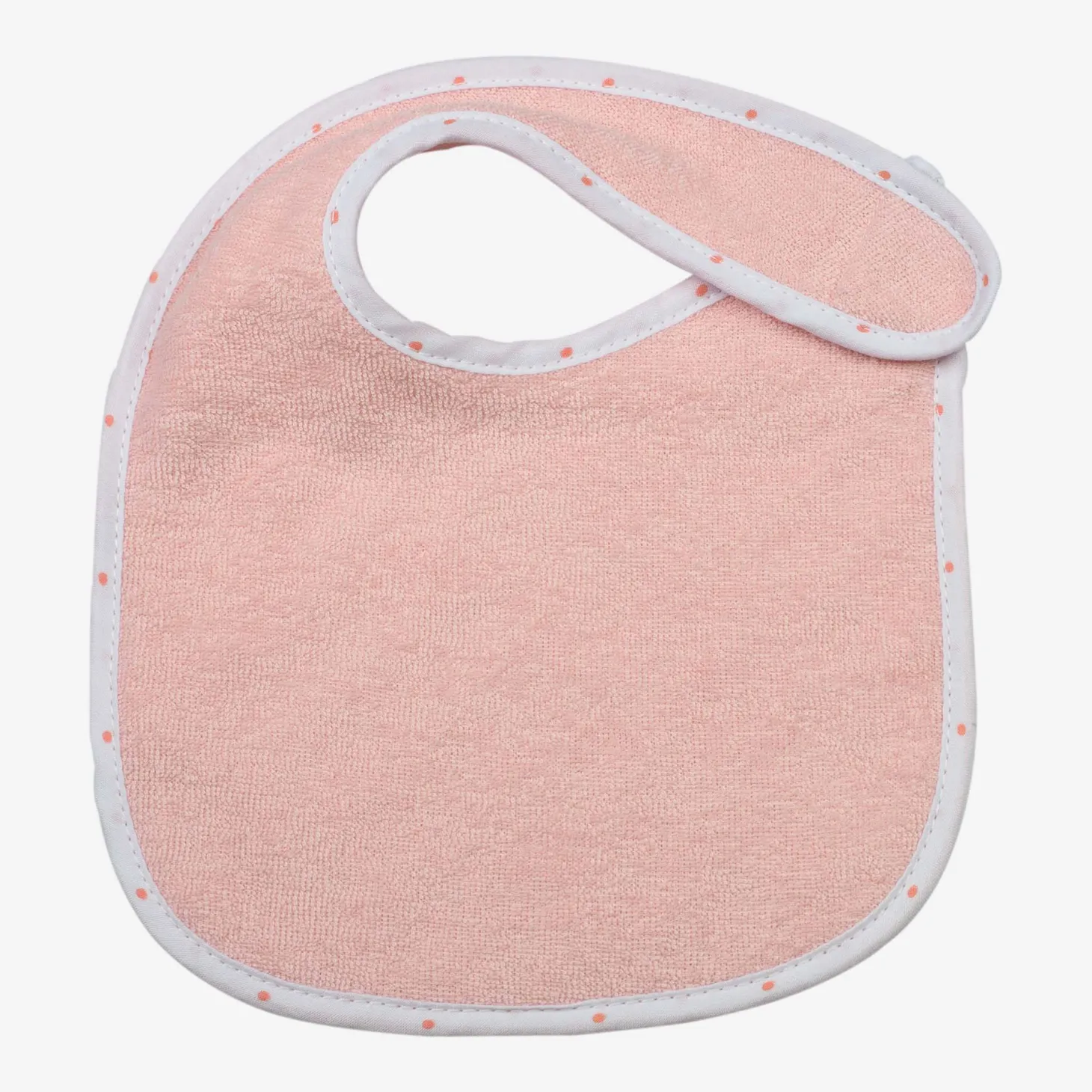 Trois Kilos Sept Lot de 7 bavoirs naissance Rose 18x21 cm