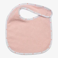 Trois Kilos Sept Lot de 7 bavoirs naissance Rose 18x21 cm