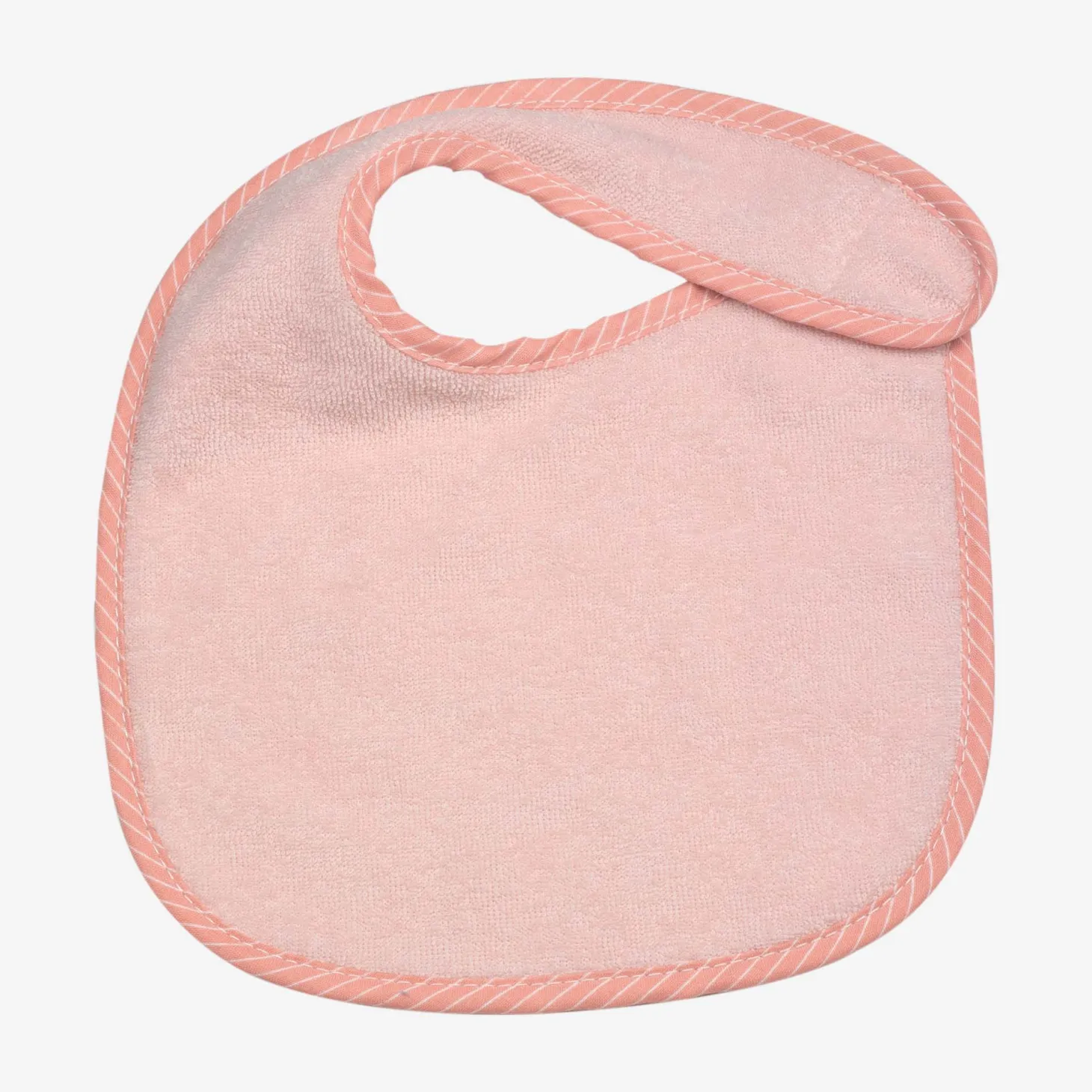 Trois Kilos Sept Lot de 7 bavoirs naissance Rose 18x21 cm