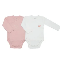 Trois Kilos Sept                    Lot de 2 body bouille    Rose Poudrée