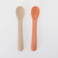 Trois Kilos Sept                    Lot de 2 Cuillières Silicone    Terre De Sienne / Sable