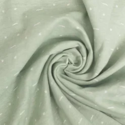Trois Kilos Sept Lot de 2 Draps Housse pour Berceau Vert Olive Grafic 50x83 cm