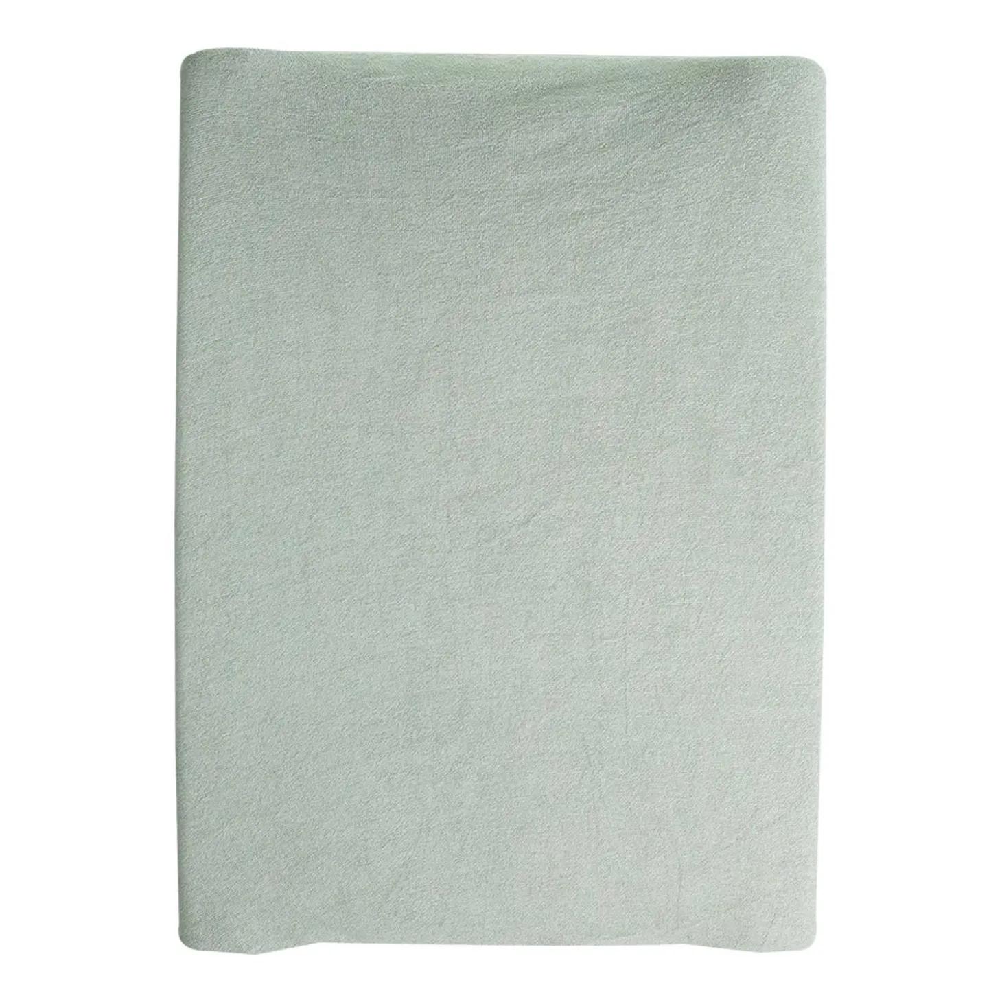 Trois Kilos Sept Lot de 2 Housses matelas à langer Sable/Vert 50x70 cm