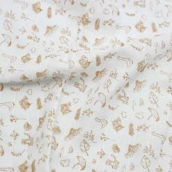 Trois Kilos Sept Lot de 3 Langes Beige
